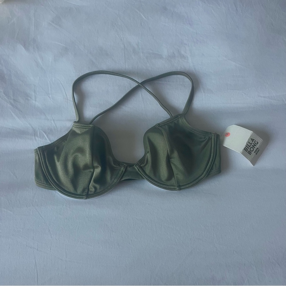 Green Billabong Swim Top